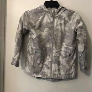 All in Motion Kids‎ White Camp Hooded Jacket Size Small